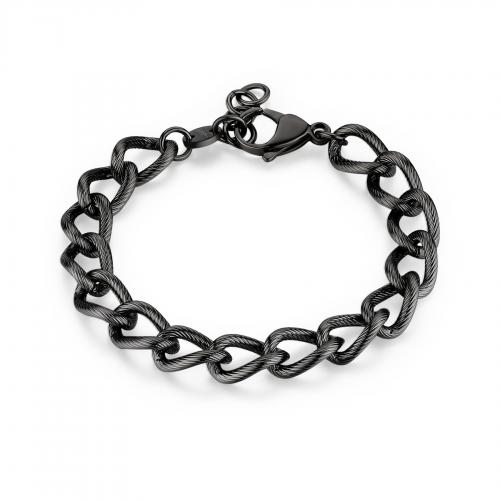 Bracciale serie Ripple nero