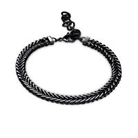 Bracciale serie Ripple nero