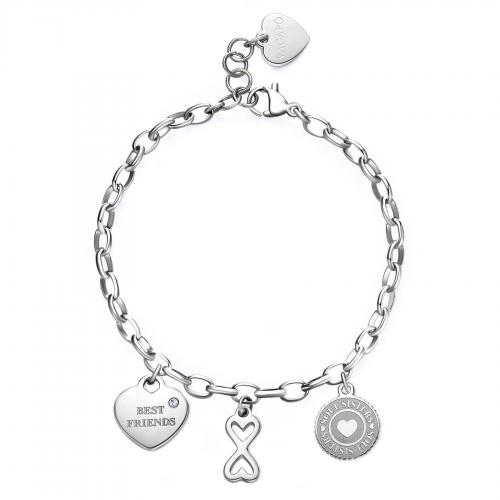 Bracciale serie Happy con ciondoli "Best Friends"