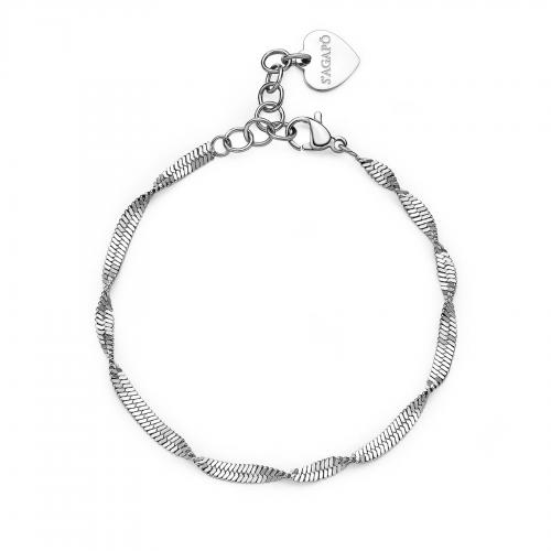 Bracciale serie Chunky a maglia piatta