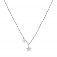 Collana serie Aurora con due stelle