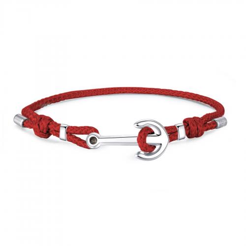 Bracciale serie Anchor, rosso