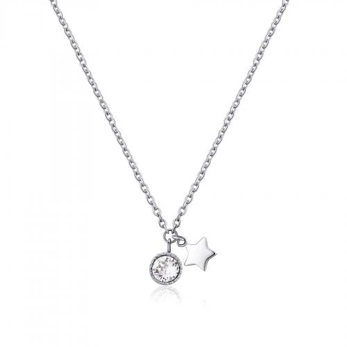 Collana serie Lucky Light con stella e zircone