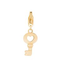 Charm dorato serie Happy a chiave