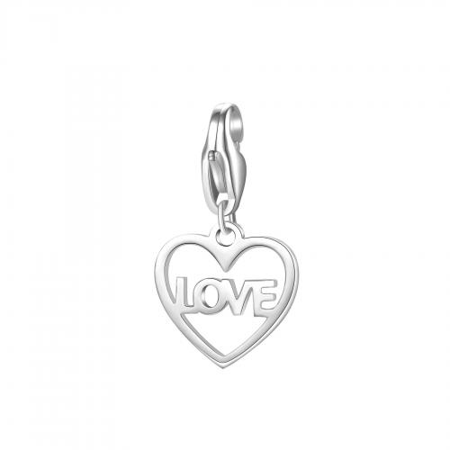 Charm serie Happy a cuore "Love"