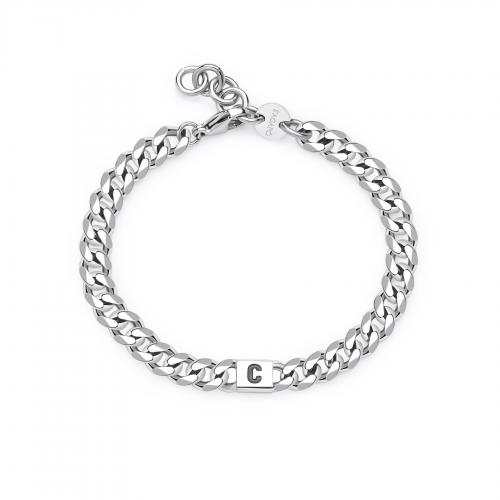 Bracciale serie Monogram con lettera C