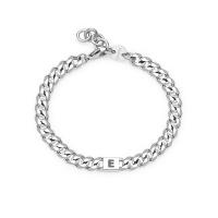 Bracciale serie Monogram con lettera E