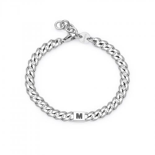 Bracciale serie Monogram con lettera M