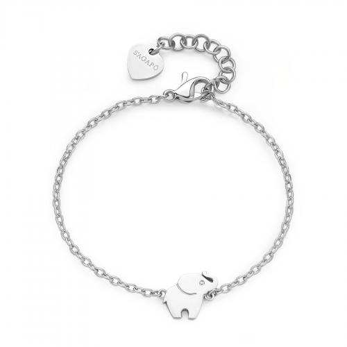 Bracciale serie Click con elefante