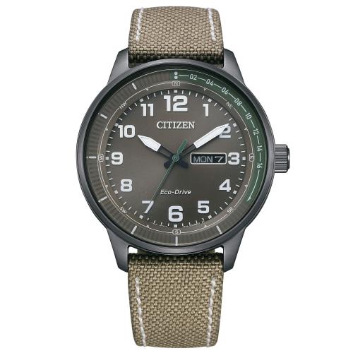 Eco-Drive solo tempo, cinturino in nylon