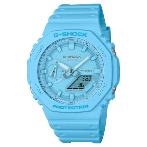 G-Shock serie GA-2100, azzurro