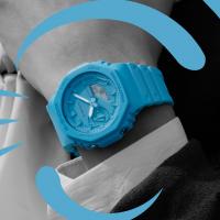 G-Shock serie GA-2100, azzurro