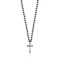 Collana serie Shrine con cristalli blu e croce