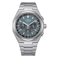 Crono Eco Drive Super Titanio, quadrante verde