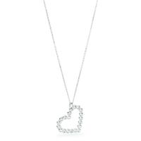 Collana serie Aura con cuore con cristalli