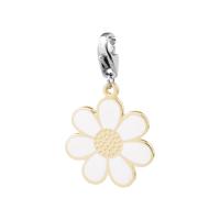 Charm dorato serie Happy a margherita