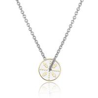 Collana serie Hoop con elemento circolare