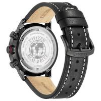 Cronografo Eco-Drive con cinturino in pelle