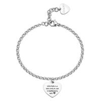 Bracciale serie Be My Family con cuore e cane