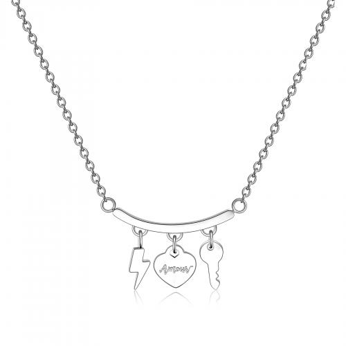 Collana serie Tricony con 3 ciondoli