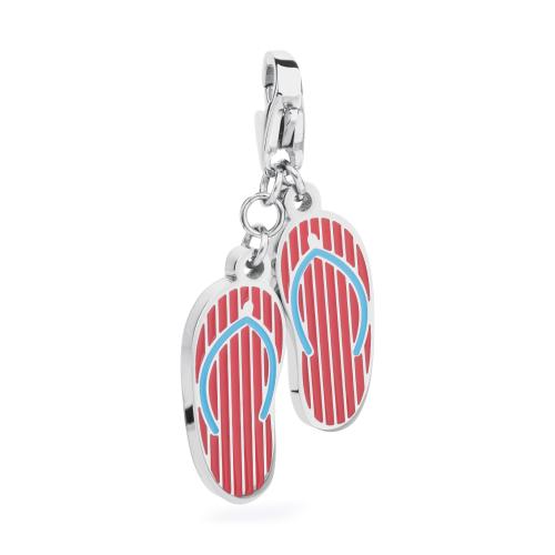 Charm doppio serie Happy a ciabatte da spiaggia