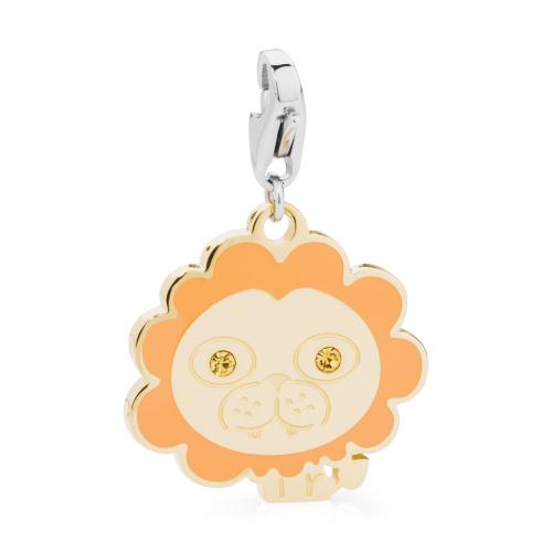 Charm dorato serie Happy a leone