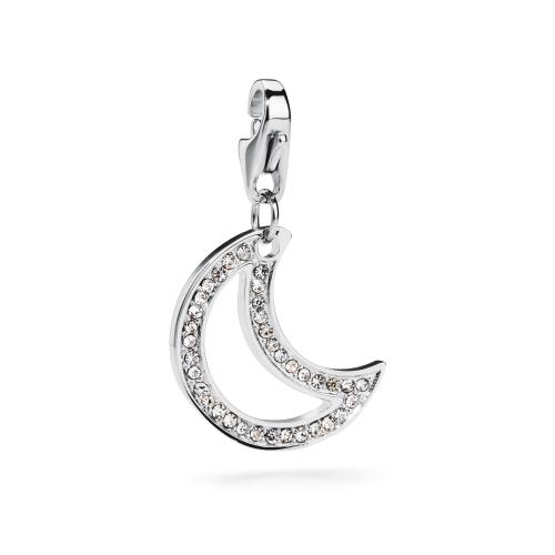 Charm serie Happy a luna con zirconi