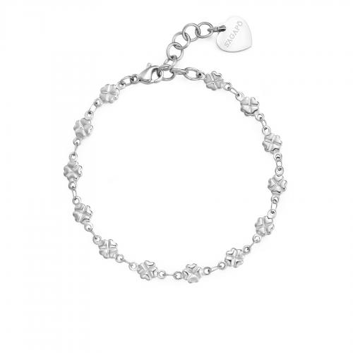 Bracciale serie Chunky a quadrifogli