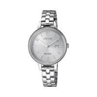 Eco-Drive solo tempo donna in acciaio