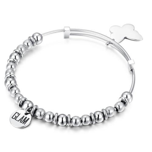 Bracciale rigido serie Happy con farfalla