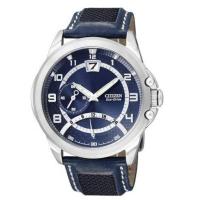 Eco-Drive con cinturino in pelle blu