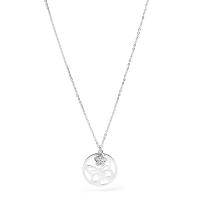 Collana serie Lucky Hoop con farfalla e fiore