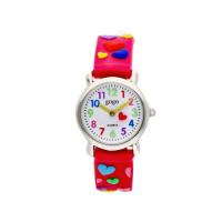 Orologio bambina fuxia con cuoricini