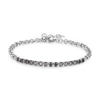 Bracciale serie Tricky con cristalli neri