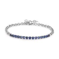 Bracciale serie Tricky con cristalli blu