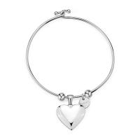 Bracciale rigido serie Stellar con cuore