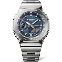 G-Shock serie GM-2110D, acciaio, blu