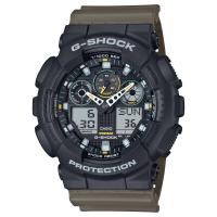 G-Shock serie GA-100, nero/verde