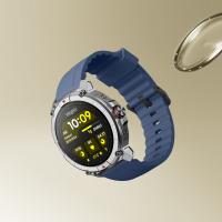 Smartwatch con microfono e GPS, blu/silver