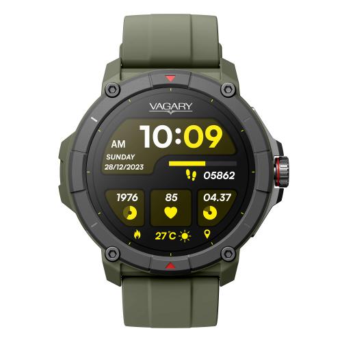 Smartwatch con microfono e GPS, verde