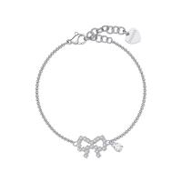 Bracciale serie Twinkle con fiocco