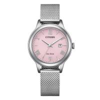 Eco-Drive solo tempo donna acciaio, rosa