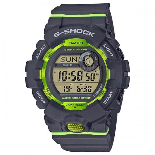 G-Shock serie GBD-800 con Bluetooth, grigio/verde