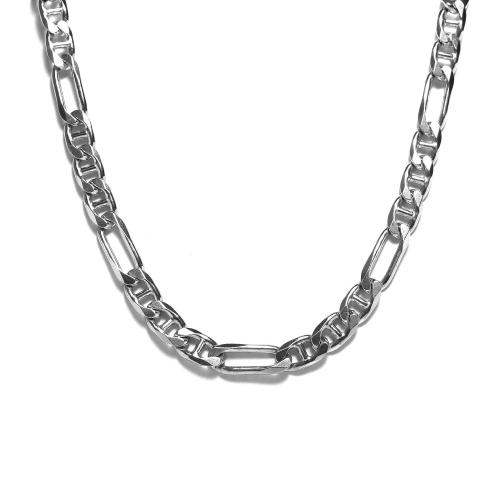 Collana uomo in argento, 50 cm.