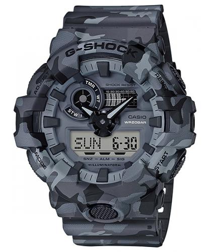 G-Shock serie GA-700, grigio mimetico