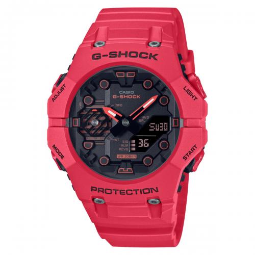 G-Shock serie GA-B100, rosso, solare, Bluetooth