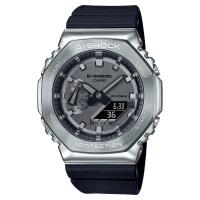 G-Shock serie GM-2100, cover acciaio, cinturino nero