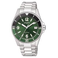 Solo tempo acciaio unisex, 37 mm., verde