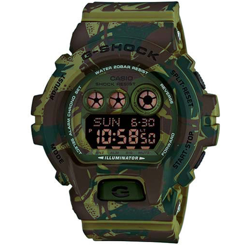 G-Shock digitale serie 6900, verde mimetico