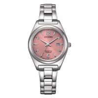 Eco-Drive solo tempo donna in titanio con diamanti, rosa